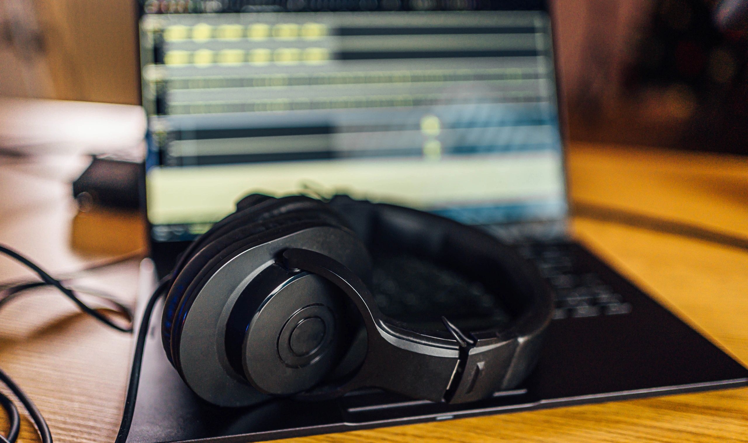 Podcast studio equipment