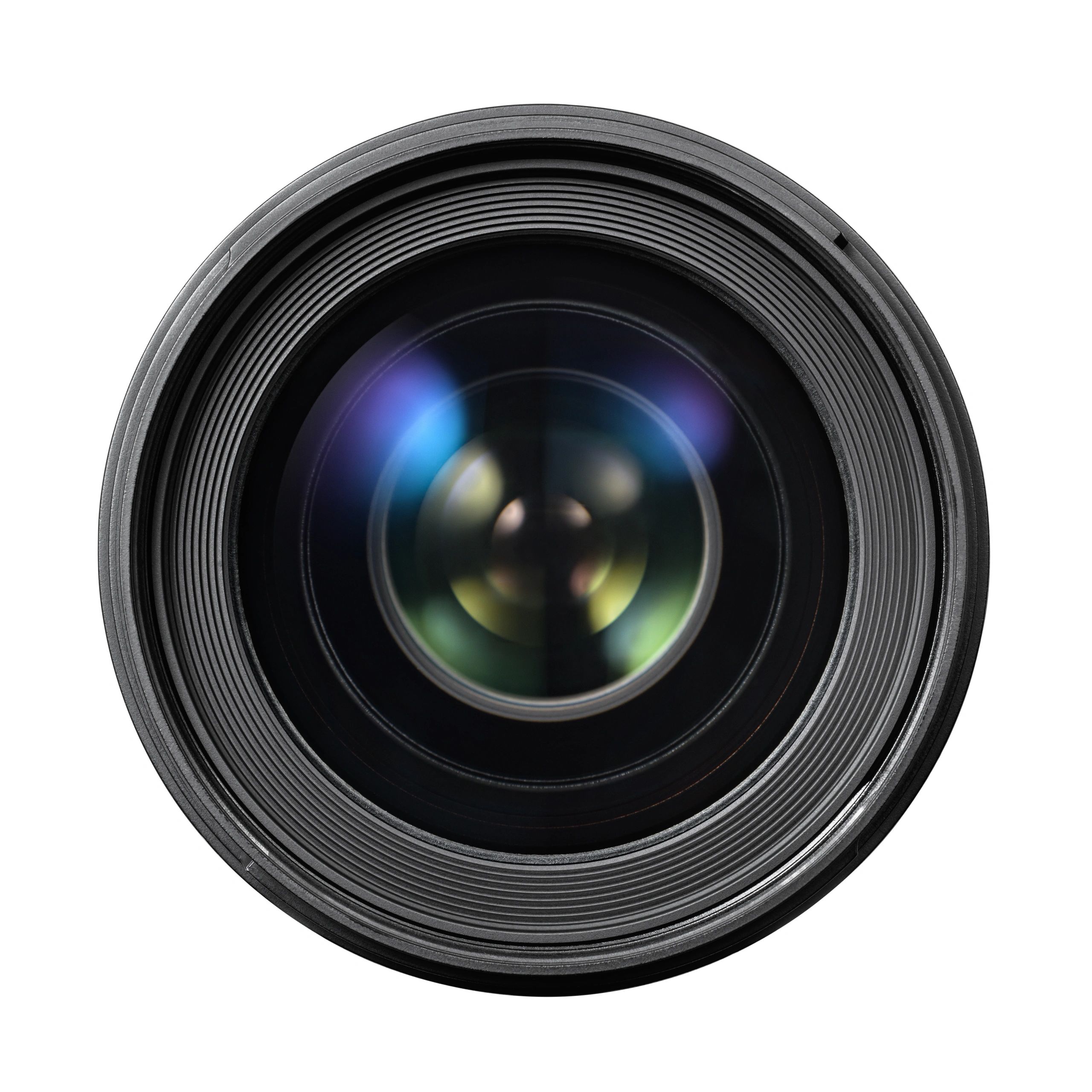 Camera lens close up